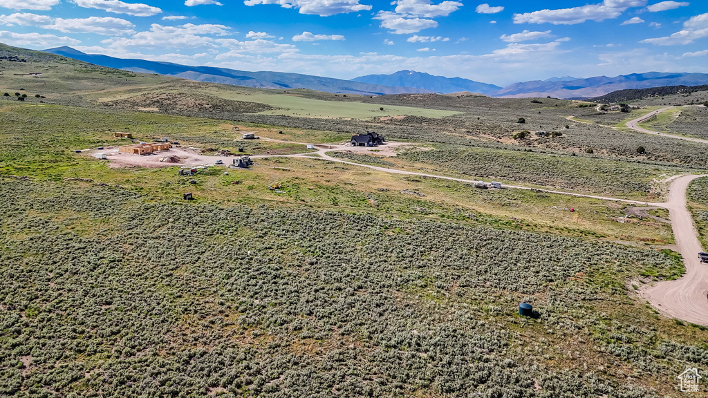 Drone / aerial view of mountains