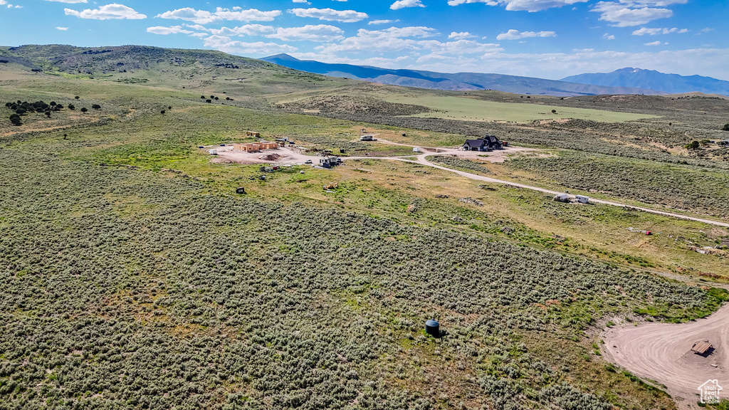 Drone / aerial view of mountains