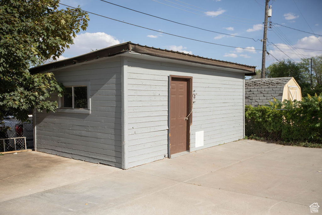 View of shed
