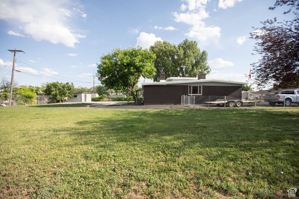 View of yard