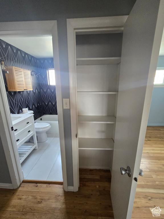 View of closet