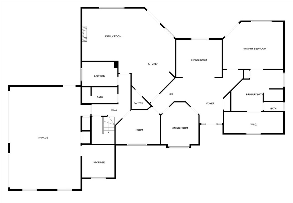 View of room layout