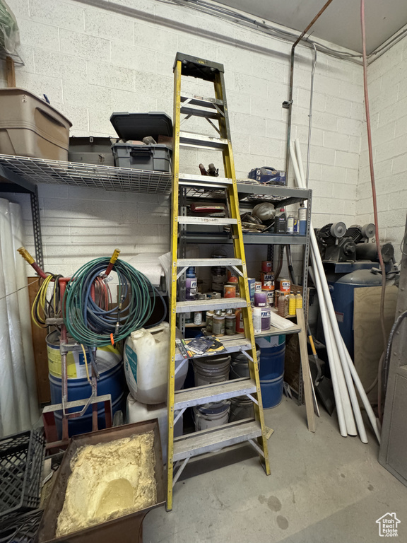 View of storage area