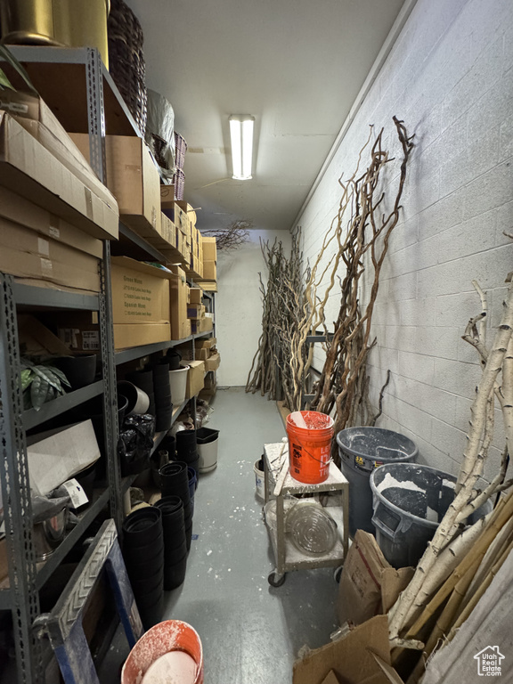 View of storage area