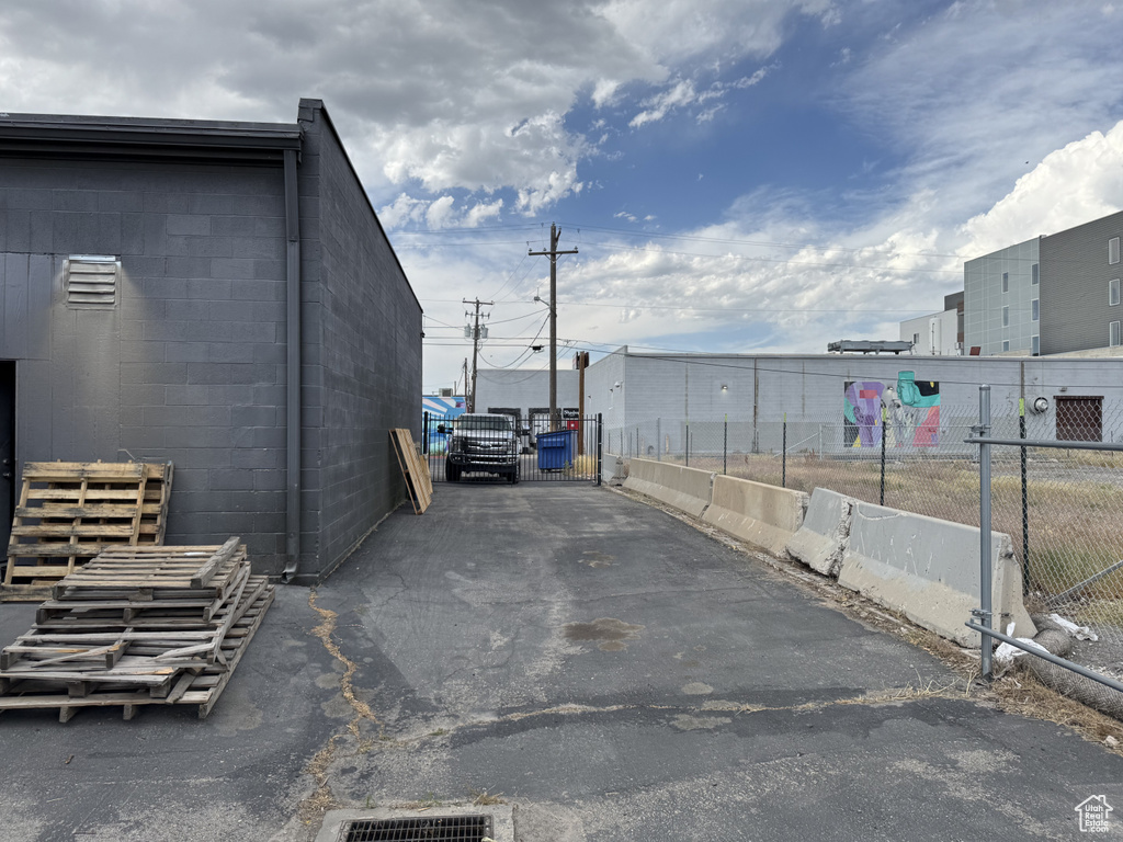 View of asphalt road
