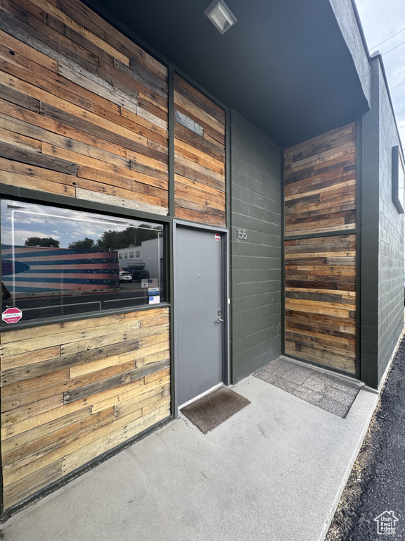 Doorway to property