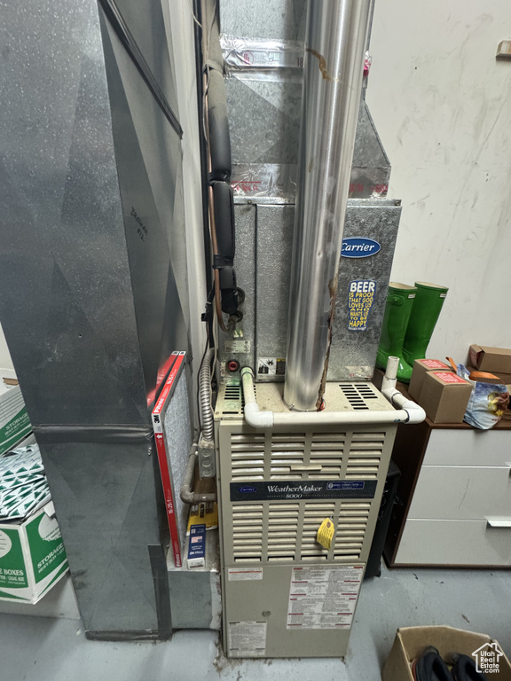 View of utility room