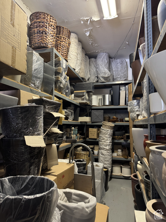 View of storage area