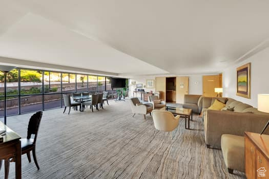 View of living area