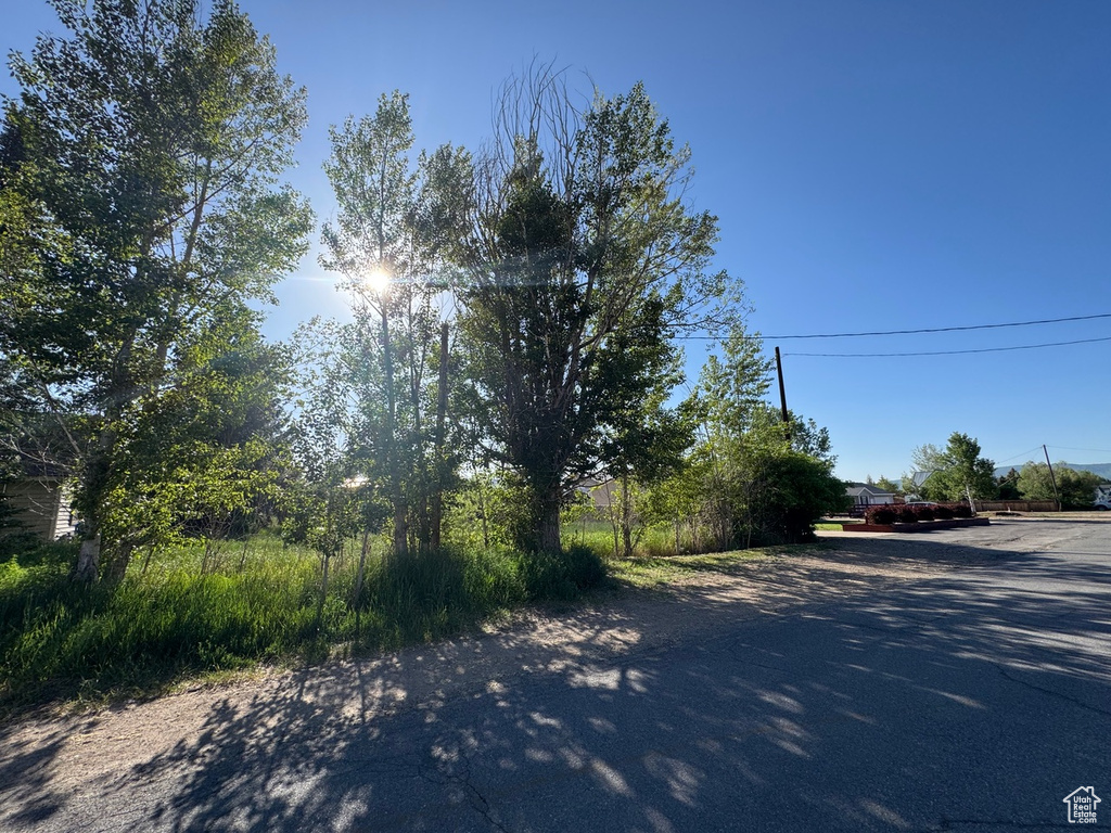 View of asphalt road