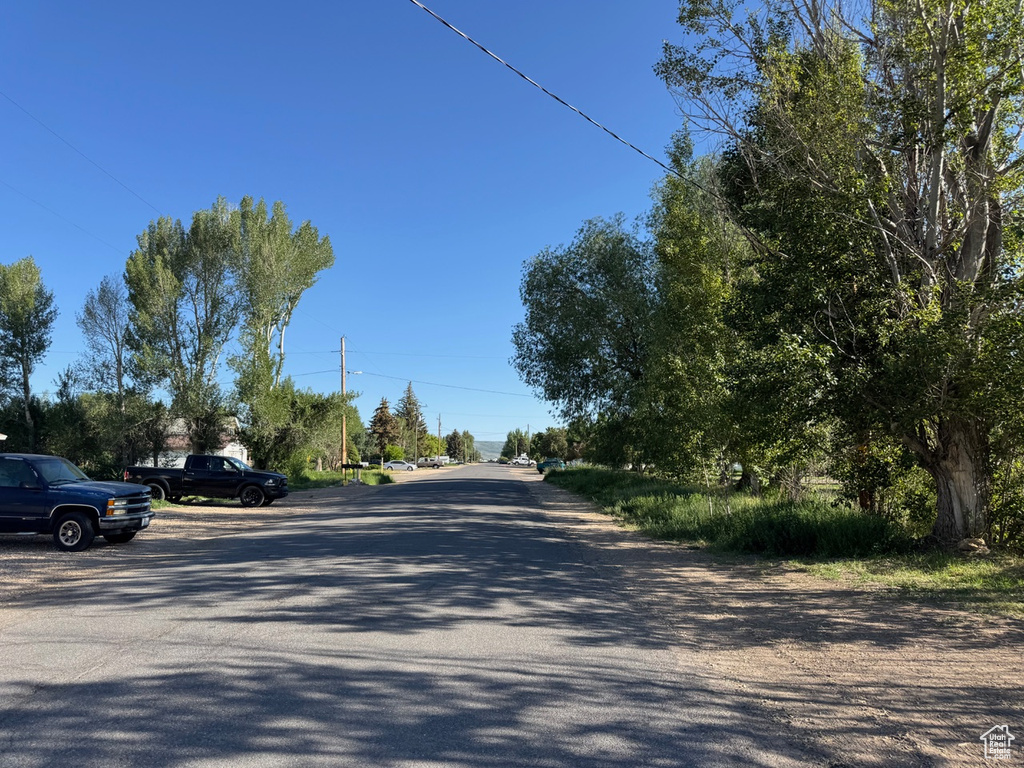 View of asphalt road