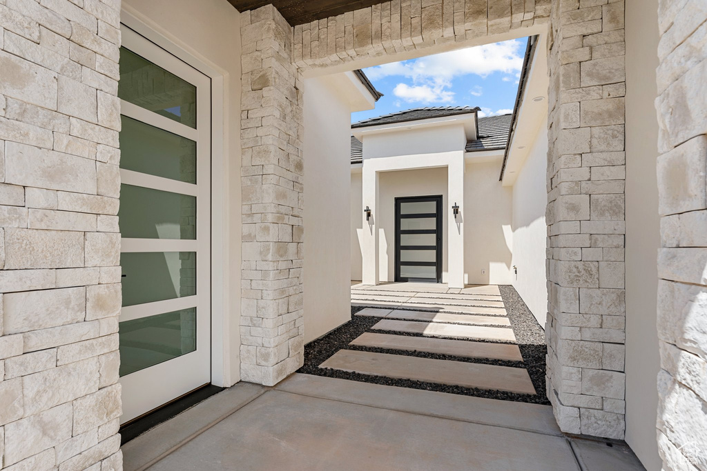 View of entrance to property