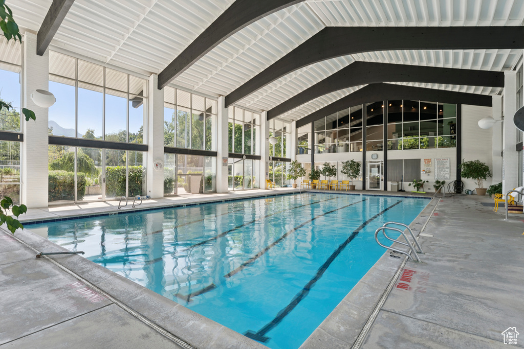 View of indoor pool