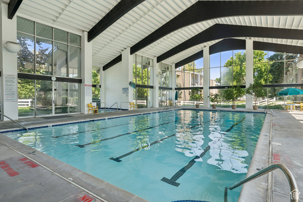 View of indoor pool