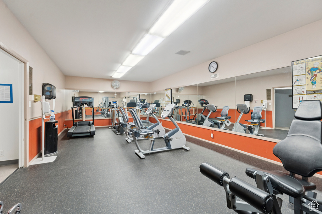 View of exercise room