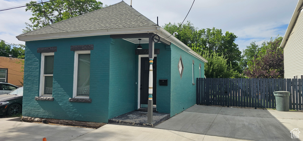 View of outbuilding