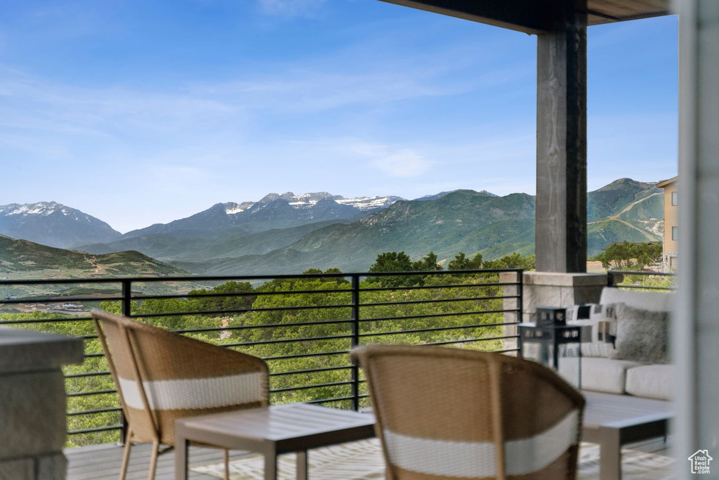 View of mountain backdrop