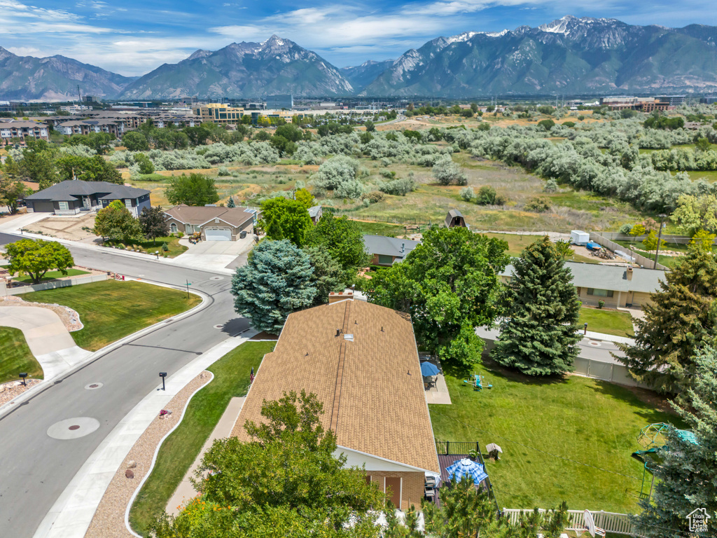Aerial view of mountains