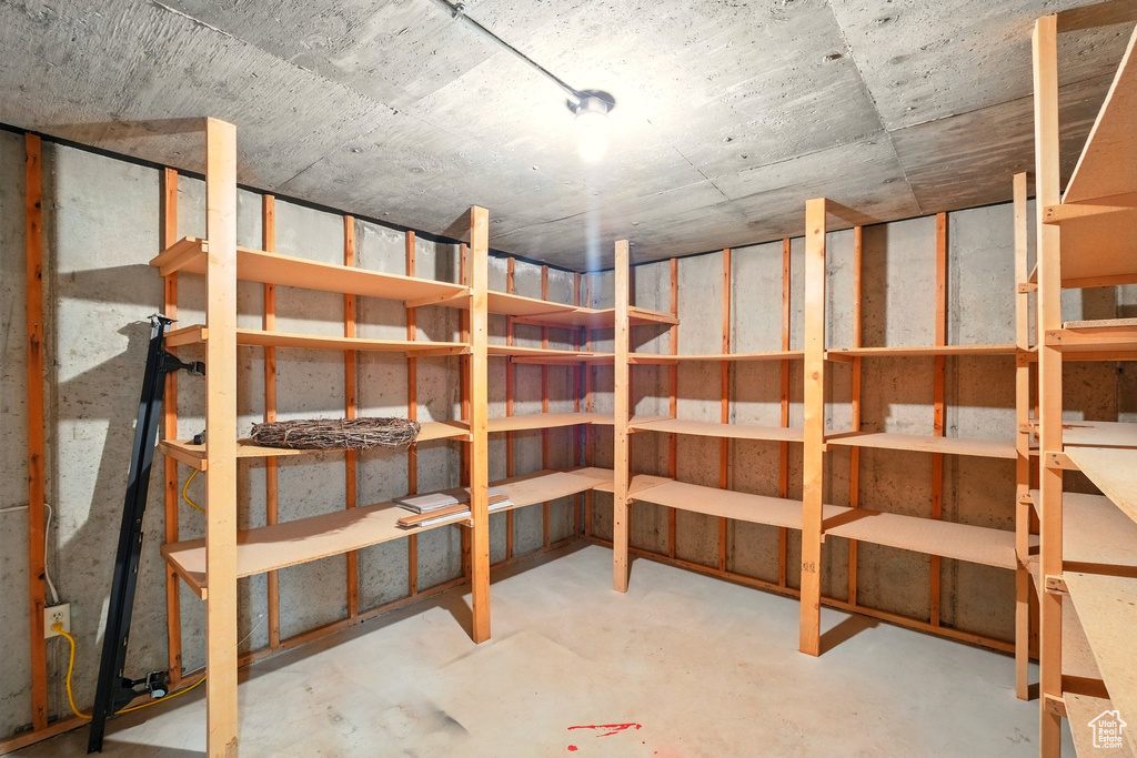 View of storage area