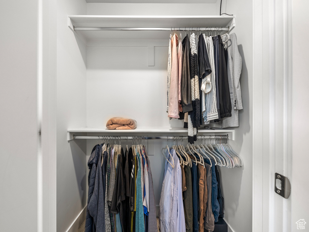 View of closet
