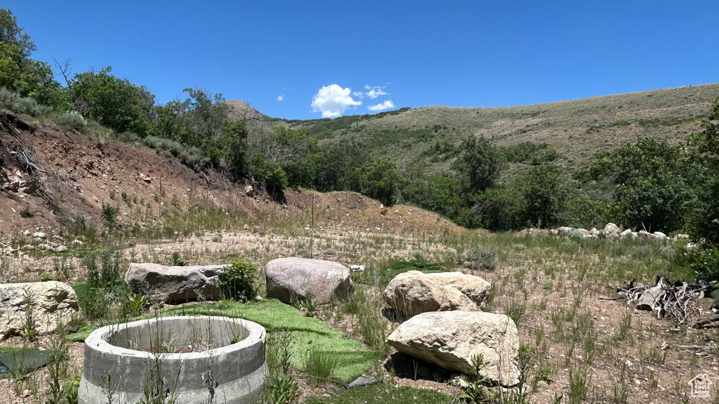View of mountain backdrop