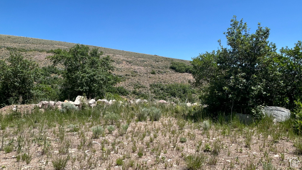 View of mountain backdrop