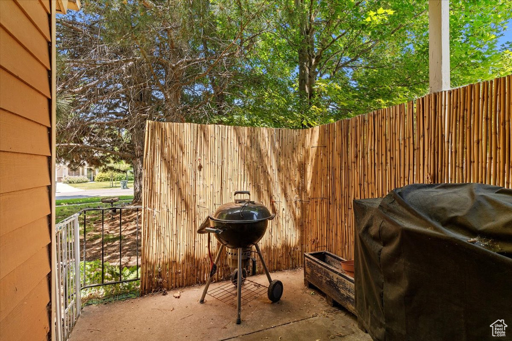 View of patio / terrace featuring grilling area