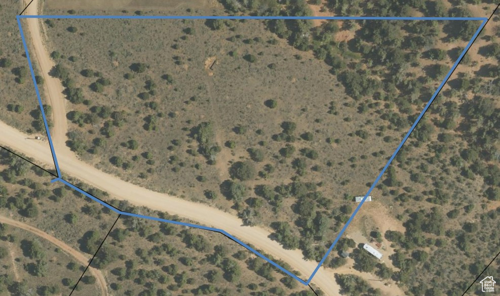 Map / location with property parcel outlined