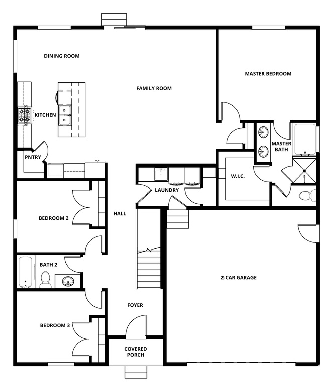 View of room layout