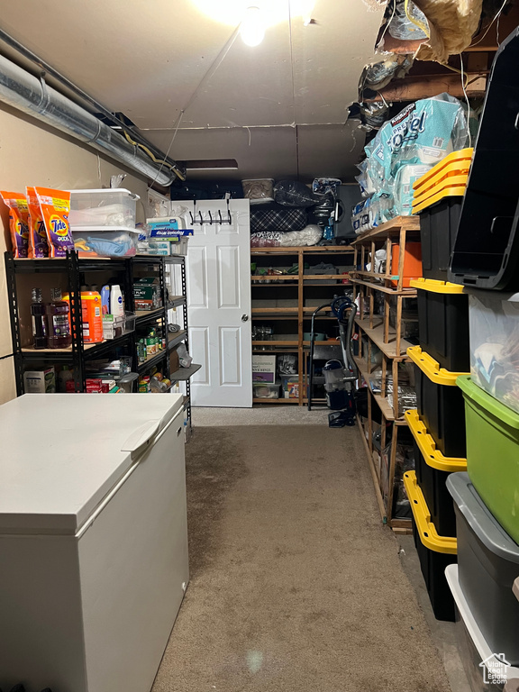 View of storage area