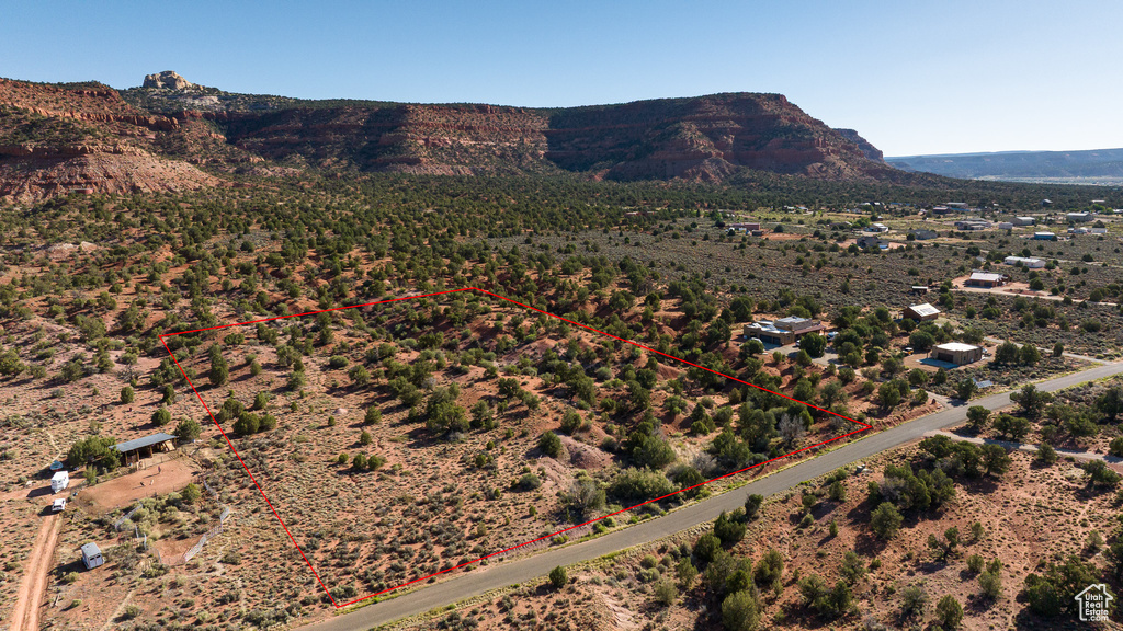 Mountain view featuring a desert landscape and rural landscape