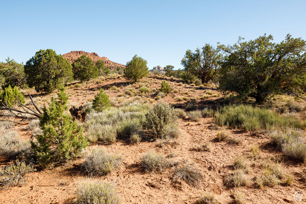 View of mountain background