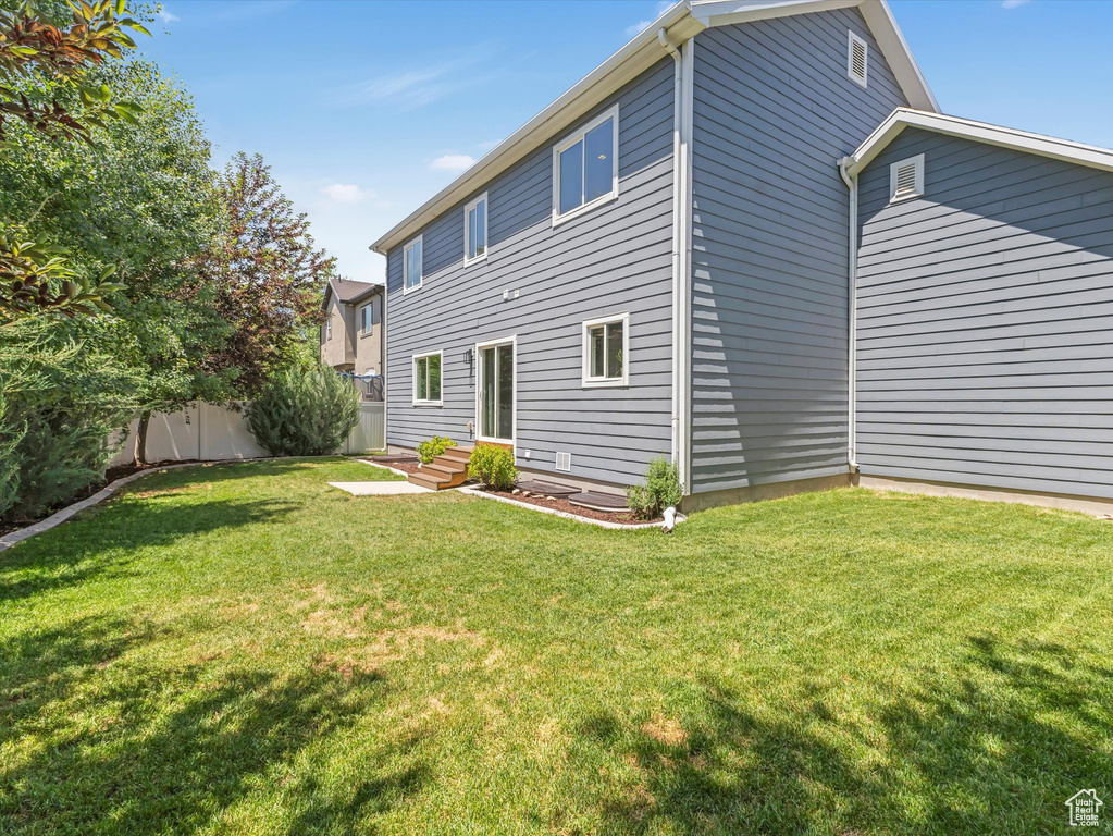 Back of property