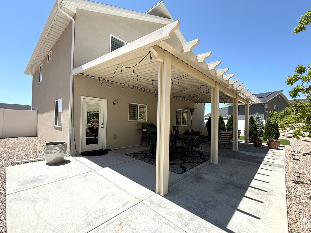 View of patio