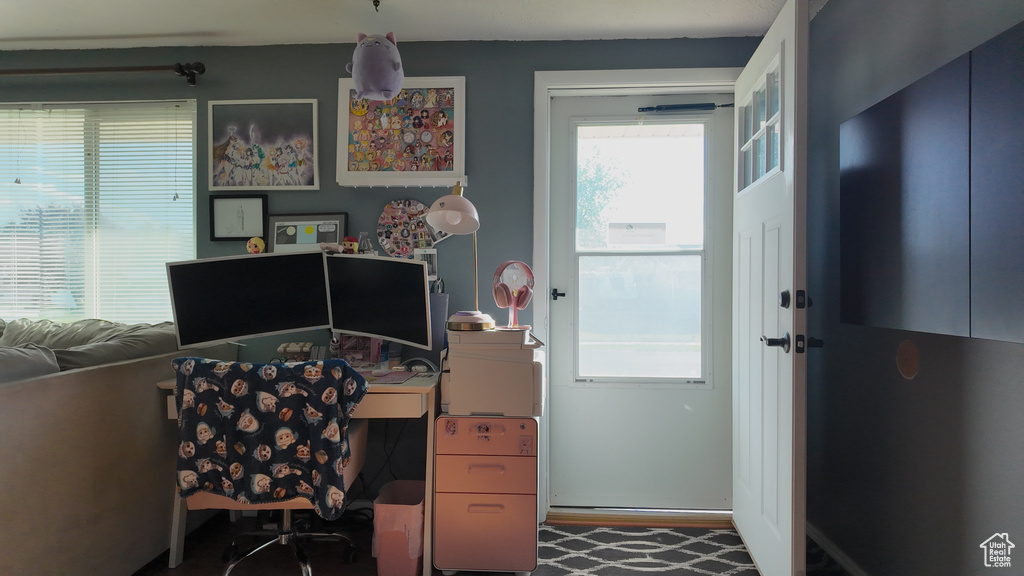 View of office area