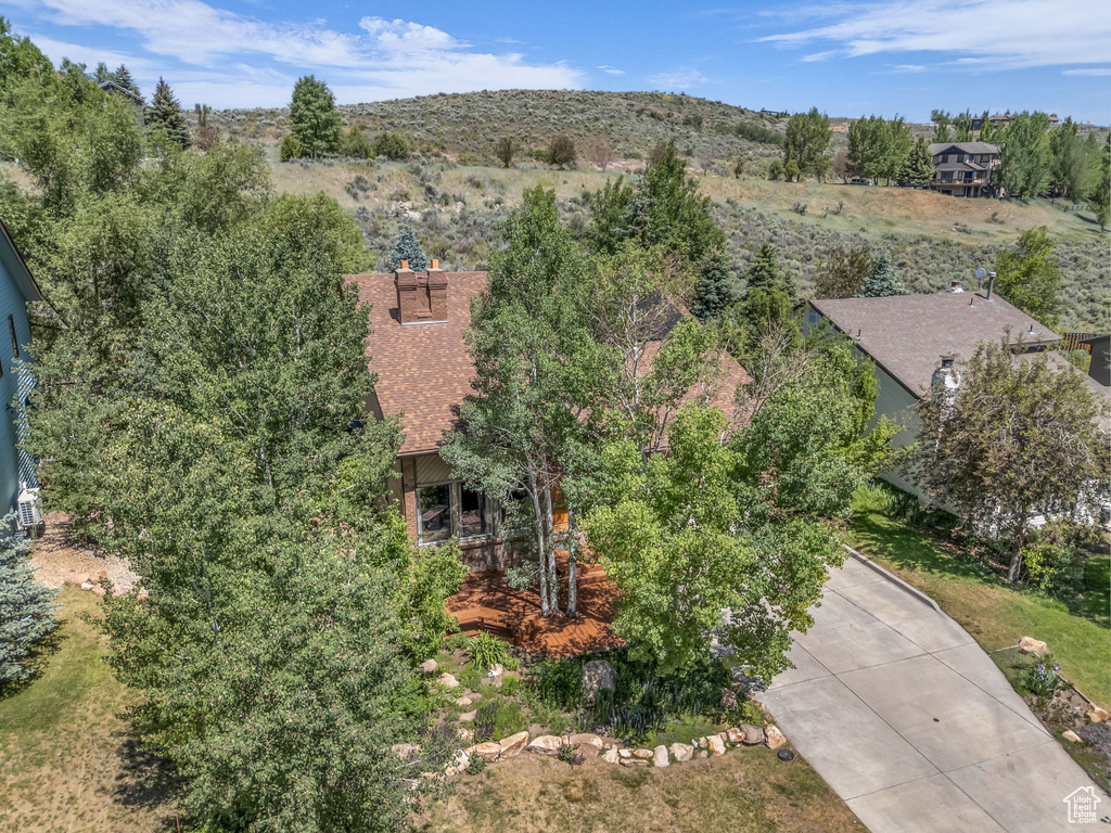 Aerial view of property and surrounding area