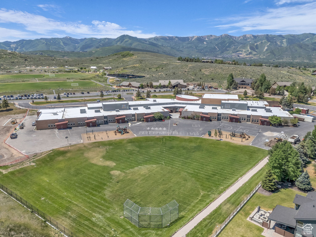 View of property location featuring mountains