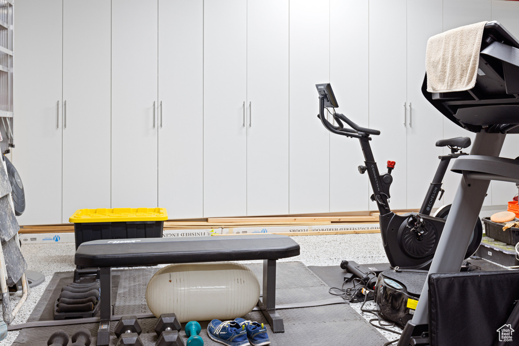 View of exercise room
