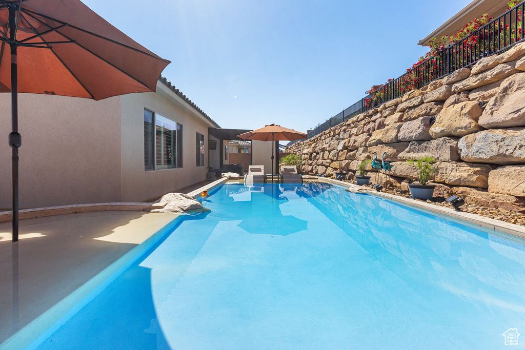 View of pool