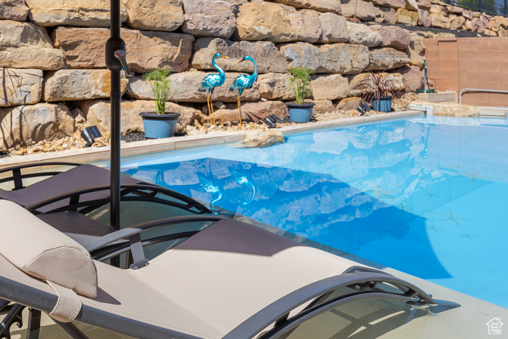 View of outdoor pool