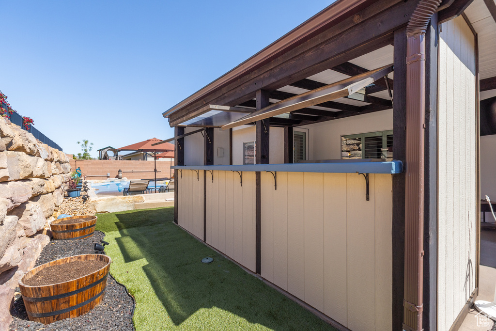 View of yard