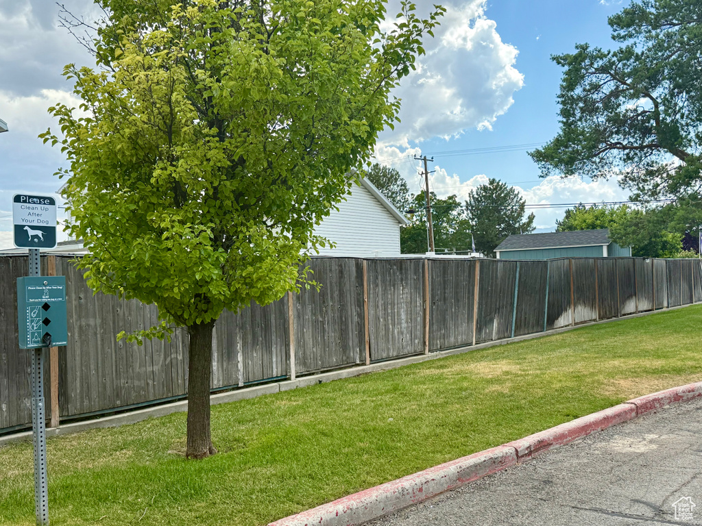 View of yard