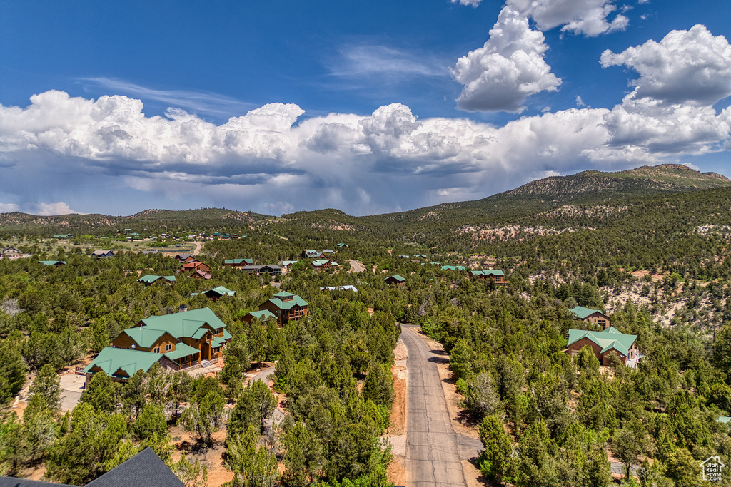View of mountain background
