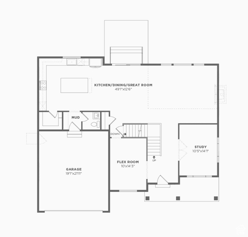 View of home floor plan