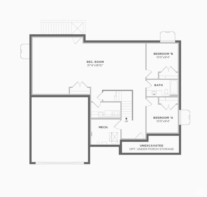 View of floor plan / room layout