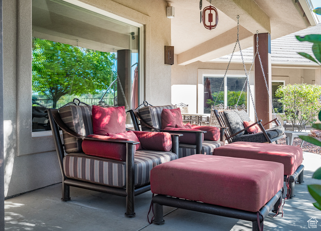View of patio