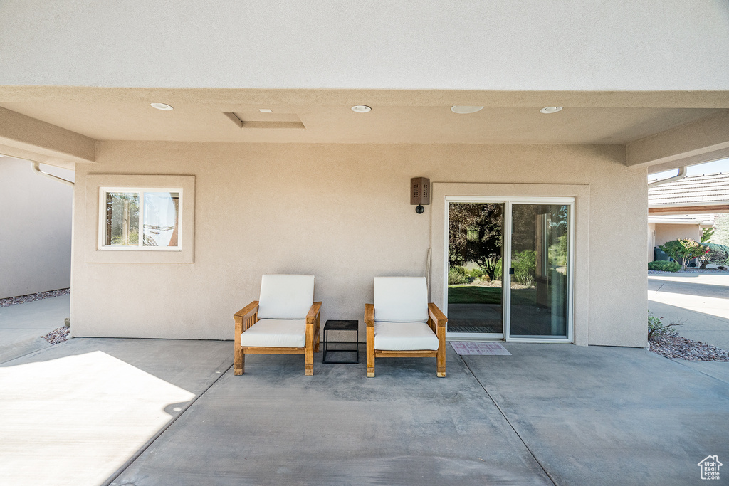 View of patio