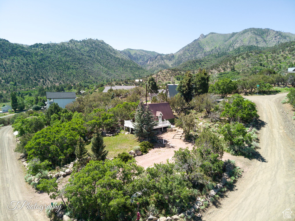 View of mountain backdrop