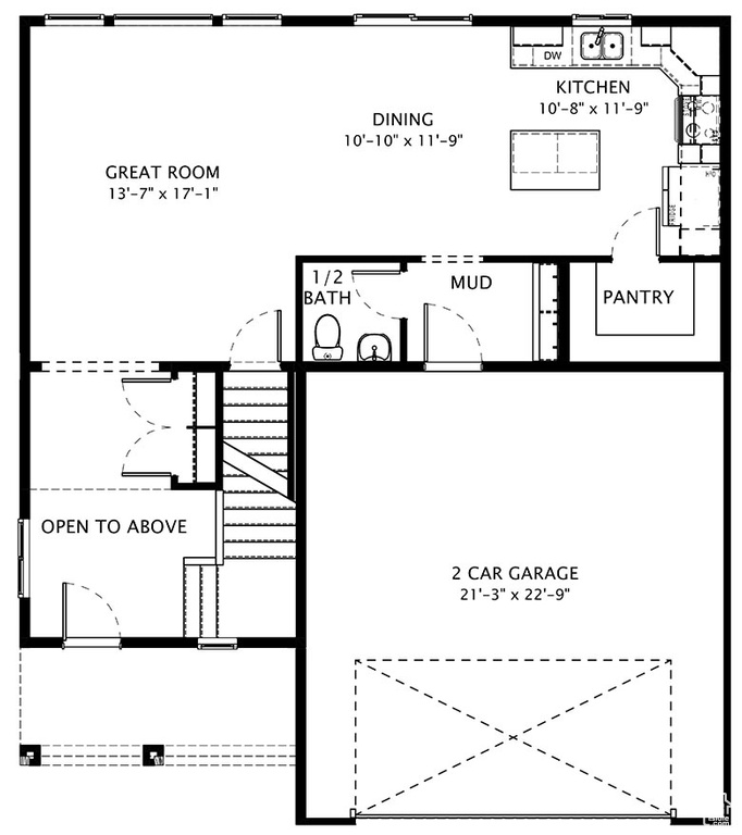 View of room layout