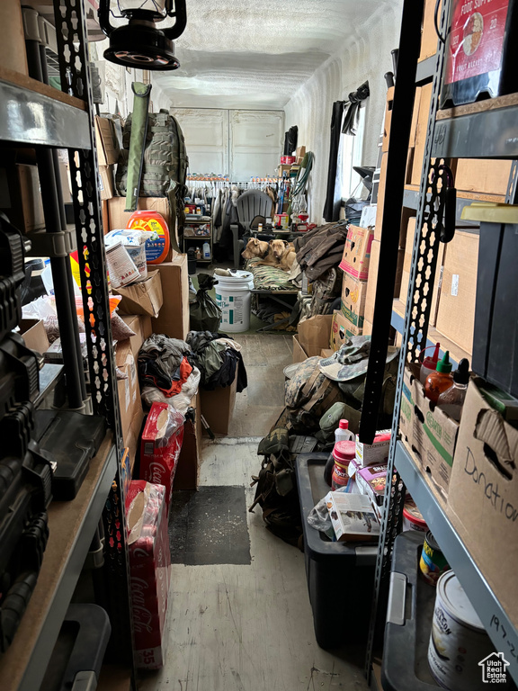 View of storage room